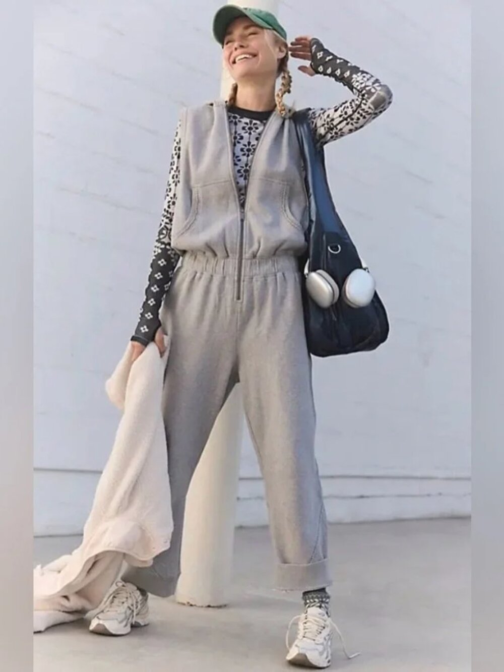 Set Go Onesie - FP Movement - Heather Gray